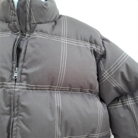 dup Stussy Ultra Puffer Jacket Grey Snow Board Ski Down Feather YKK Zipper M D - Picture 3 of 8